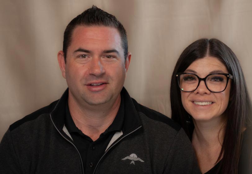 Rio Rancho dentist Dr. Chris Christensen and his wife Nichole