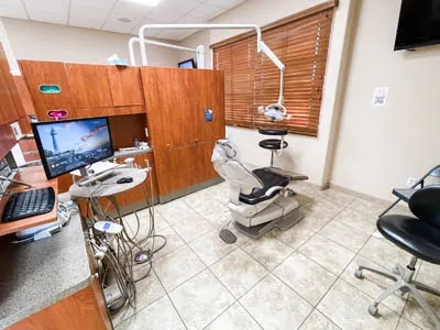 dental operatory and technology used at Sandia View Family Dental