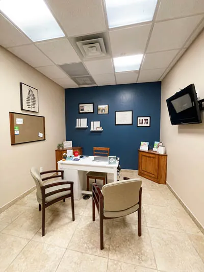 inside Dr. Chris's office at Sandia View Family Dental
