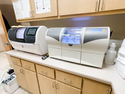technology used to make dental implants and crowns used at Sandia View Family Dental