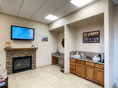 waiting room at Sandia View Family Dental