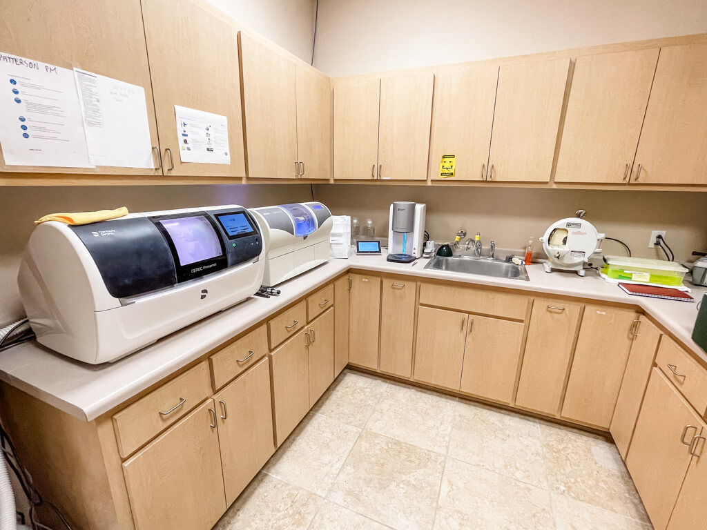 The dental lab at Sandia View in Rio Rancho NM. 